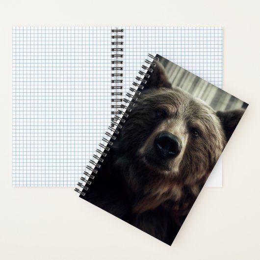 Grizzly Bear Painting Notizblock (Innen)