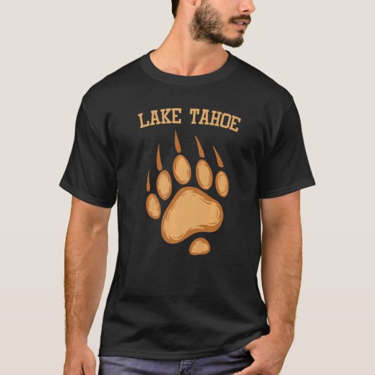 Grizzly Bear Paw Lake Tahoe T-Shirt (Vorderseite)