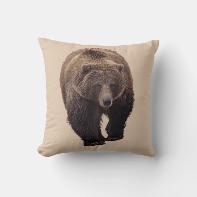 GRIZZLY BEAR PILLOWS KISSEN (Vorderseite)