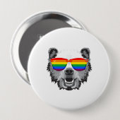 Grizzly Bear Pride Button (Vorne & Hinten)