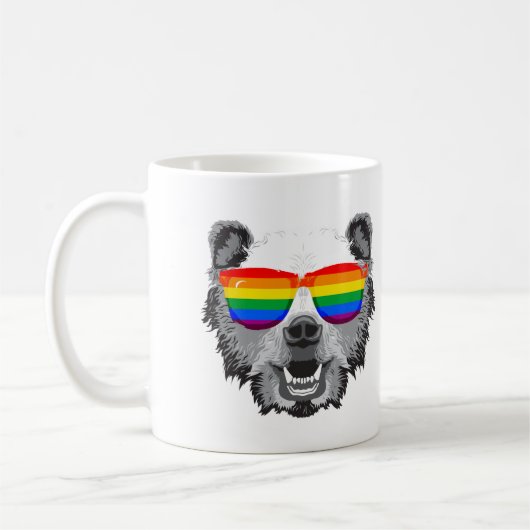 Grizzly Bear Pride Kaffeetasse (Links)
