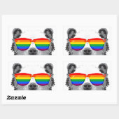 Grizzly Bear Pride Rechteckiger Aufkleber (Blatt)