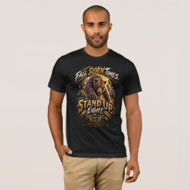 Grizzly Bear Resilience Motivational T-Shirt