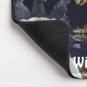 GRIZZLY BEAR, SCHWARZER BAR & POLAR BEAR MOUSEPAD (Ecke)