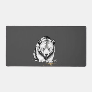 Grizzly Bear Vector Graphic Art Portrait Animal Schreibtischunterlage