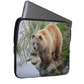 Grizzly Bear Wildlife Animal Fotografie Laptopschutzhülle (Vorne Rechts)