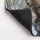 Grizzly Bear Wildlife Animal Fotografie Mousepad (Ecke)
