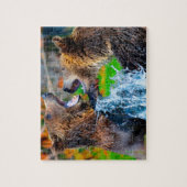 Grizzly Bear Wyoming Jigsaw Puzzle (Vertikal)