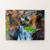 Grizzly Bear Wyoming Puzzle (Horizontal)