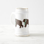 Grizzly Bears Stein Bierglas (Vorderseite Links)