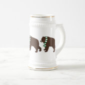 Grizzly Bears Stein Bierglas (VorderseiteRechts)