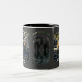 GRIZZLY & BLACK BEAR ART ZWEIFARBIGE TASSE (Mittel)
