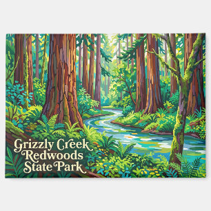 Grizzly Creek Redwoods State Park Kalifornien Magnet
