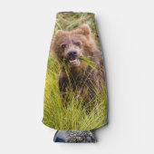 Grizzly cuzing, Alaska Flaschenkühler (Vorderseite)