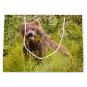 Grizzly cuzing, Alaska Große Geschenktüte (Vorderseite)