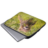 Grizzly cuzing, Alaska Laptopschutzhülle (Vorne Knopf)