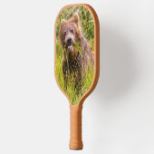 Grizzly cuzing, Alaska Pickleball Schläger (Links)