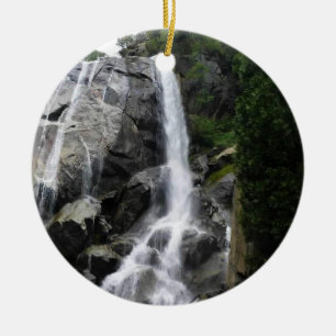 Grizzly Falls, King's Canyon National Park, CA Keramik Ornament