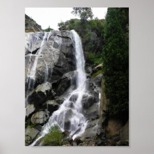Grizzly Falls, King's Canyon National Park, CA Poster