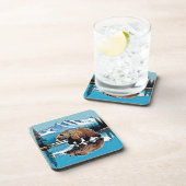 Grizzly Lake Mountain View Getränkeuntersetzer (Rechte Seite)