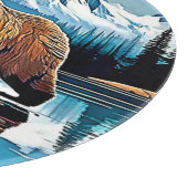 Grizzly Lake Mountain View Schneidebrett (Ecke)