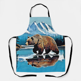 Grizzly Lake Mountain View Schürze