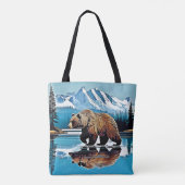 Grizzly Lake Mountain View Tasche (Rückseite)