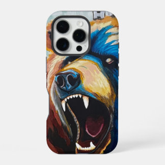 Grizzly-Malerei - Wildlife-Kunst iPhone 16 Pro Hülle
