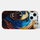 Grizzly-Malerei - Wildtierkunst Case-Mate iPhone Hülle (Rückseite (Horizontal))