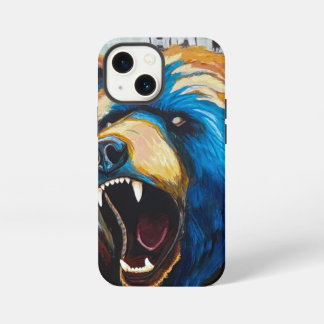 Grizzly-Malerei - Wildtierkunst iPhone 13 Mini Hülle