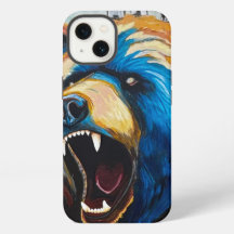 Grizzly-Malerei - Wildtierkunst