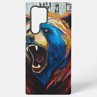 Grizzly-Malerei - Wildtierkunst Samsung Galaxy Hülle