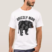 GRIZZLY MAN, VATER T - Shirt (Vorderseite)