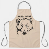 GRIZZLY PAPA BEAR VATER SCHÜRZE (Vorderseite)