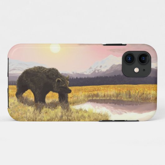 Grizzly Pond Case-Mate iPhone Hülle (Rückseite (Horizontal))