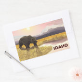 Grizzly Pond Rechteckiger Aufkleber (Umschlag)