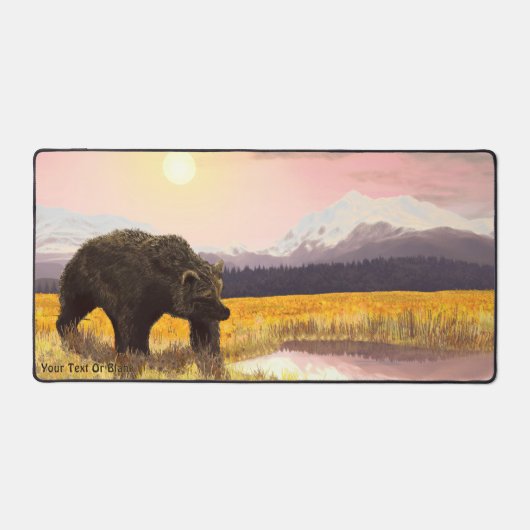 Grizzly Pond Schreibtischunterlage (Vorderseite)