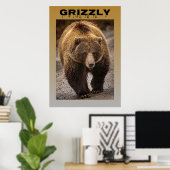 Grizzly Poster (Heimbüro)