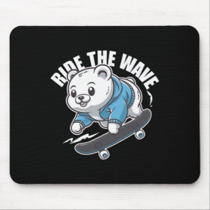 Grizzly Skater - Skateboard Skateboarder Skateboar Mousepad
