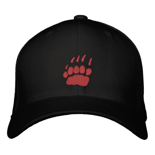 Grizzly Wines Bestickte Baseballkappe (Vorderseite)