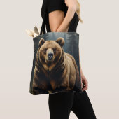 Grizzlybär-All-Over-Print-Tasche Tasche (Von Nahem)