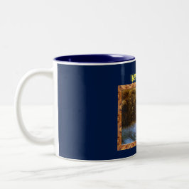 Grizzlybär-anziehender Stahlkopf-Lachskaffeetasse Zweifarbige Tasse