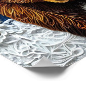 Grizzlybär Art Poster (Ecke)