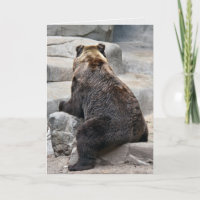 Grizzlybär auf Rock Geburtstag Spaß