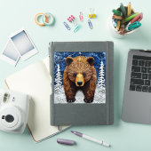 Grizzlybär Aufkleber (iPad Hülle)