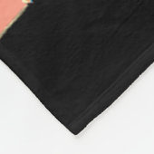 Grizzlybär bei Sonnenuntergang - Original Wildlife Fleecedecke (Ecke)