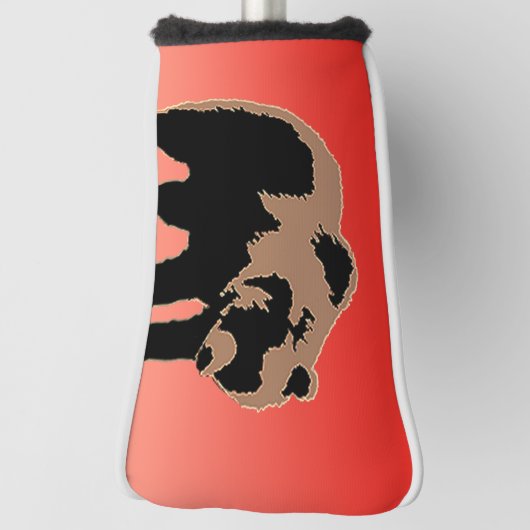 Grizzlybär bei Sonnenuntergang - Original Wildlife Golf Headcover (Rotieren 90)