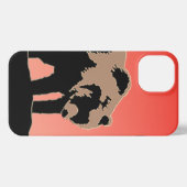 Grizzlybär bei Sonnenuntergang - Original Wildlife iPhone Hülle (Rückseite (Horizontal))