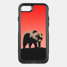 Grizzlybär bei Sonnenuntergang - Original Wildlife