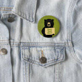 Grizzlybär Button (Beispiel)